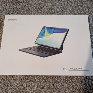 Doqo Keyboard Case for Tab S3/S7/S8/S9 Pro 12.4